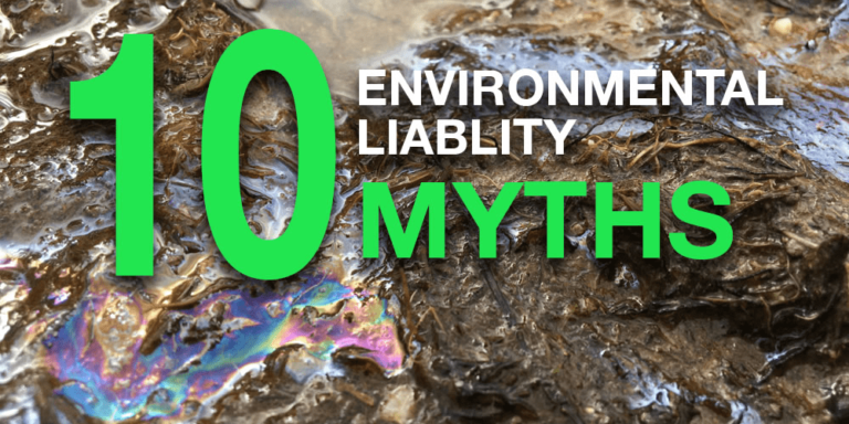 10 environmental liability myths blog header
