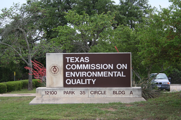 TCEQ sign in Austin, TX